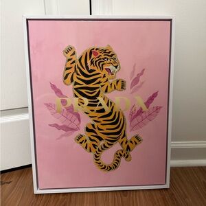 Pink Tiger Art Print